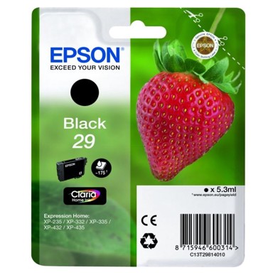 EPSON Tinta, T2981, original, crna