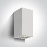 Zidna svjetiljka, 2xGU10, 7W, IP65, 165x77x70 mm, DM67426A/W, bijela
