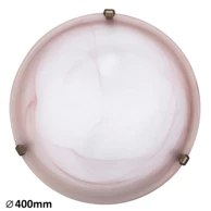 Stropna svjetiljka Alabastro E27 2x max. 60 W, IP20 RA3353, tobacco alabaster staklo