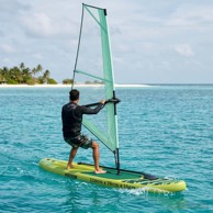 POSEIDON SUP daska s jedrom, 330 x 76 x 15 cm, zelena