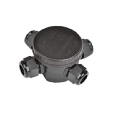 OPTONICA Vodotijesna kutija, IP68, 4 ulaza, okrugla