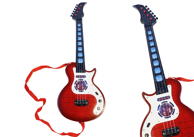 Električna gitara za djecu Lagane melodije, crvena