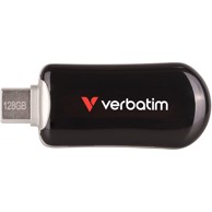 VERBATIM USB memorija Plectra, 128 GB, crna