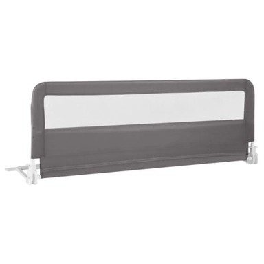 COSTWAY Zaštita za dječji krevet, sklopiva, 150 cm, siva