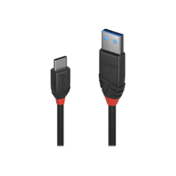 LINDY USB kabel 0,5 m USB 3.2 Gen 1 (3.1 Gen 1) USB-A USB-C, crni