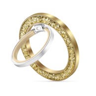 TECH-PROTECT MMR200 MagSafe stalak za mobitel Ring zlatni