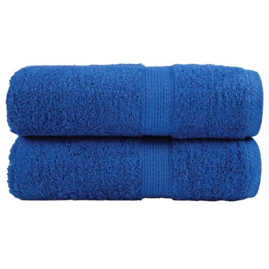 Premium ručnici za goste Solund, set od 2, 30 × 50 cm, 600 g/m², plavi