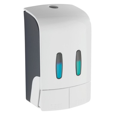 WENKO Bijeli zidni plastični dozator sapuna 0,96 l Tartas