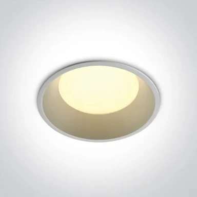 ONE LIGHT Uradbena svjetiljka led 9w/765/4000k/100st./fi.12cm/ip20/dark light bijela dm10109d/w/c