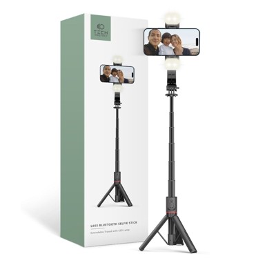 TECH-PROTECT Premium selfie štap L05S + tripod + LED svjetlo