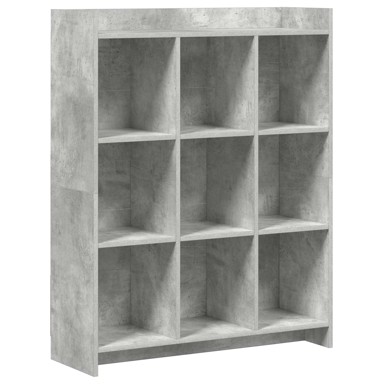 Police za knjige 87,5 x 30 x 111 cm, betonsko siva