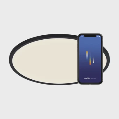 NORDLUX Plafonjera Oja Smart 29, Smart LED, IP20, dim, crna