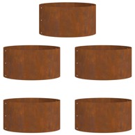 Set corten čeličnih sadilica