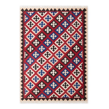 NOURISTAN Crveni obostrani/ručno rađen vunen tepih 120x170 cm Kamal Rami