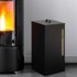 AGA Spremnik za pelete 36x36x52 cm, crni