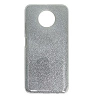 MAXMOBILE Maskica Glitter za Xiaomi Redmi Note 9T, srebrna