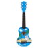 ECOTOYS Drvena ukulele za djecu, 4 žice, plava