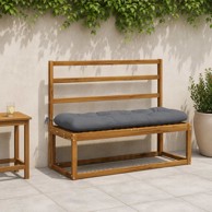 Jastučić za klupu VIANEN 100% poliester, 130 x 40 x 12 cm, plava