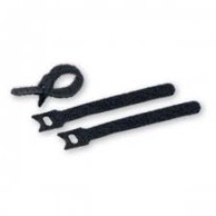 Kabelske vezice na čičak, 16 x 210 mm, crne, 10 kom