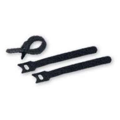 Kabelske vezice na čičak, 16 x 210 mm, crne, 10 kom