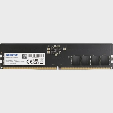 ADATA RAM memorija Premier AD5U480032G-S, 32GB, DDR5 4800MHz, CL40, DIMM, crna