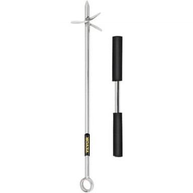 VEVOR Pješčano sidro VV-SA-18, 450 x 256 x 12 mm, srebrno