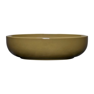 HÜBSCH Kaki zelena posuda za posluživanje od kamenine ø 28 cm Amare