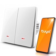 QOLTEC Pametni prekidač za svjetlo 52706, Wi-Fi, bijeli