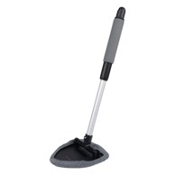 AMIO Perač stakla i ogledala od mikrofibre na teleskopskoj dršci, trokutasti oblik, 34–48 cm