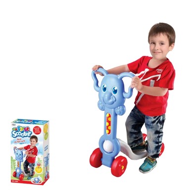 DENIS TOYS Moj prvi romobil na 4 kotača, slonić plavi