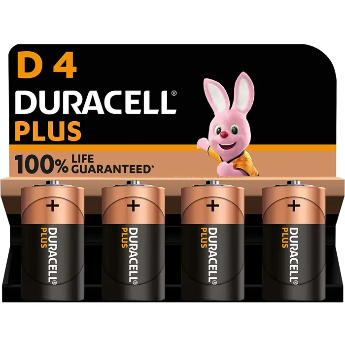 DURACELL Baterija Plus D, 4 komada | Koreqt.hr