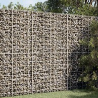 Gabion s žicom debljine 5 mm i mrežom 10x10 cm 150x30x200 cm