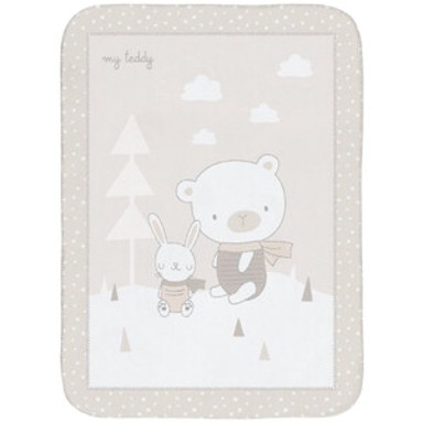 KIKKA BOO Deka Soft My Teddy, 110x140 cm, bež