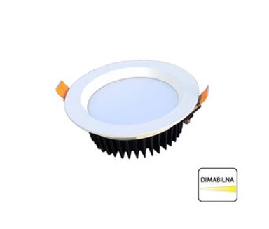 Ugradbena LED lampa X-light, 18W, 6000K, dimabilna, bijela