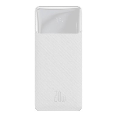 BASEUS Powerbank prijenosni punjač Bipow, 10000mAh, 20W, bijeli