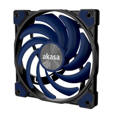 AKASA Računalni ventilator Slim Alucia XS - 120mm, plavi AK-FN122-BL
