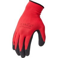 Vrtne rukavice s premazom, crvene