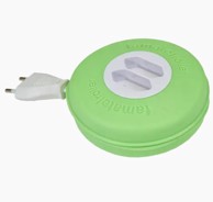 FAMATEL Kabel naponski, 2 euro utičnice, dužina 3m, roller