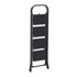 SONGMICS Sklopive ljestve s 3 stepenice, 89 x 45 x 127 cm, crne