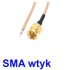 Pigtail kabel SMA utikač, RG178, za lemljenje, 30 cm