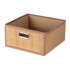 COMPACTOR Bambusova kutija za pohranu u prirodnoj boji 31x31x15 cm 