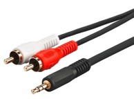 Audio adapter kabel, 1,5 m