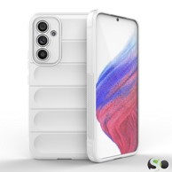 Silikonska Wave maskica za Samsung A05s Bijela