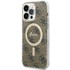 Guess IML 4G MagSafe maskica za iPhone 15 Pro Max, smeđa