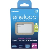 PANASONIC Punjač baterija Eneloop Smart Plus USB Travel BQ-CC87 4xAA K-KJ87MCD40