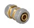 DIAMOND PEX-AL-PEX konektor D16x16 16x16 mm, kromirani