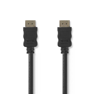 NEDIS HDMI kabel velike brzine s Ethernetom, 4K 30 Hz, 18 Gbit/s, 50 m, crni