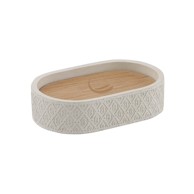 SAPHO Bež posuda za sapun Gedy Afrodite