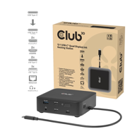 CLUB3D Docking stanica CSV-2542, crna