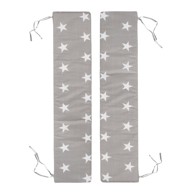 ROBA Sivo-bež navlake za dječji vrtni namještaj u kompletu 2 kom 18x90 cm Little Stars